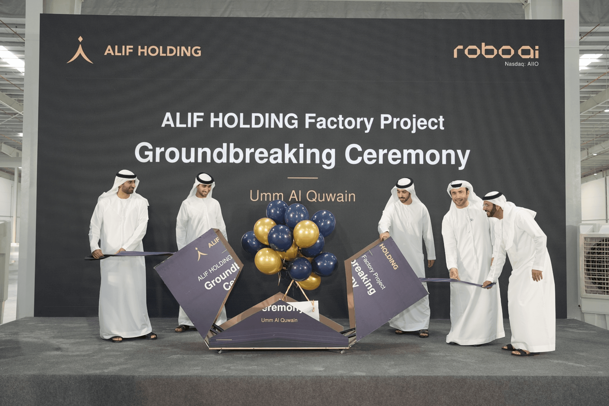ALIF Holding factory project groundbreaking ceremony in Umm Al Quwain