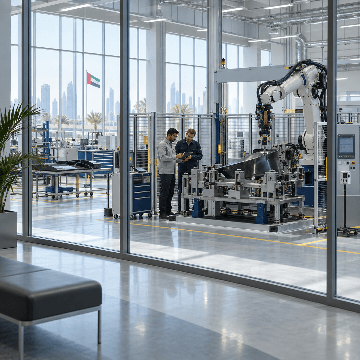 Concept manufacturing environment with robotics